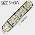 thumbnail image 3 of Dailycode Double Sided Oven Mitt with Loop Heat Resistant Kitchen Long Potholders 7" x 35" Car Building Tree, 3 of 6