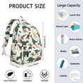 thumbnail image 6 of Cute Dinosaur Pattern Backpack for School,Cute School Bag,Schoolbag with Adjustable Shoulder Straps & Padded Back,13.4"x11"x4.7", 6 of 6