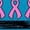Pacific Blue, variant on Inktastic Breast Cancer Awareness Pink Ribbons and Flag T-Shirt