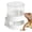 white, variant on Pet Water Fountain with PC and PE Construction, Compact Design for Easy Placement, Quiet Circulation for Daily Hydration
