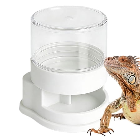 Terrarium Tank Reptile Food Feeders Bowl Water Feeder Automatic Bowls for Reptiles & Amphibians Used for Small Reptiles