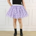 thumbnail image 2 of JUMESG Tutu Skirts for Toddler Girls Girls Tutu Skirt Tulle Ballet Skirts Princess Tutu for Toddler Baby Kids Birthday (Purple,7Y), 2 of 4