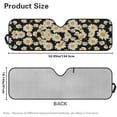thumbnail image 7 of Uorisanigo Windshield Sun Shade Compatible with Jeep Wrangler JK JKU JL JLU 1997-2023 & Jeep Gladiator JT 2020-2023, Car Windshield Cute Daisy Print Sunshade Front Window Sun Visor, 7 of 7