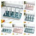 thumbnail image 1 of Dust-proof Cup Drying Rack Multifunctional Plastic Draining Glass Cup Holder Stand Home Decoration, 1 of 7