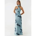 thumbnail image 2 of Strapless Printed Bodycon Maxi Dress, 2 of 7