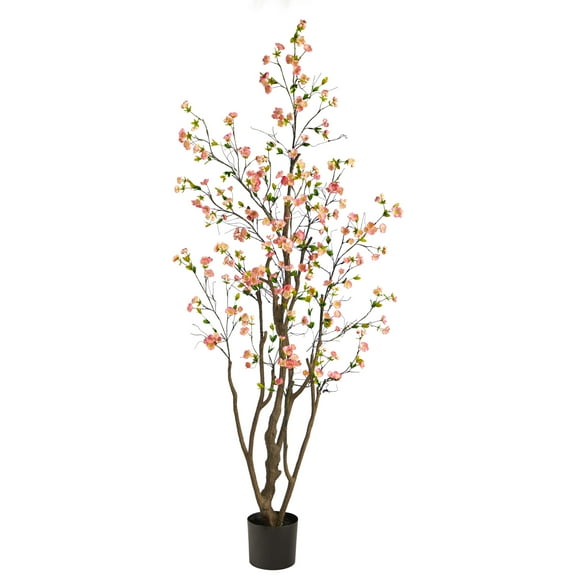 Nearly Natural 6.5' Cherry Blossom Artificial Tree