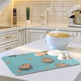 thumbnail image 6 of Yayeee Dish Drying Mat for Kitchen Counter 18"x24" Microfiber Absorbent Pad, Cartoon Capybaras, 6 of 7