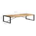 thumbnail image 4 of vidaXL Coffee Table 180x90x40 cm Rough Mango Wood, 4 of 5