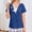 Blue, variant on Mastectomy Shirts with Drain Pockets Tear Away Side Shoulder Surgery Tops for Women 2026 Chemo Shirts for Port Access Blue XL