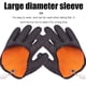 thumbnail image 3 of Guante de medio dedo con protección solar UV guantes de pesca, 3 of 7