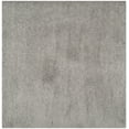 thumbnail image 4 of SAFAVIEH Venice Solid Shag Area Rug, Silver, 6' x 6' Square, 4 of 7