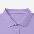 thumbnail image 6 of Luvrsol Mens T Shirt Solid Basic Turndown Collar Short Sleeve Regular Fit Plain Cotton Daily Tops S-3XL, 6 of 8