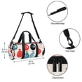 thumbnail image 5 of Bowling Sports Bag, Gym Bag, Weekender Bag, Luggage Bag, Size 17.7 Inches. Interior Zipper Pocket. Large Capacity., 5 of 6