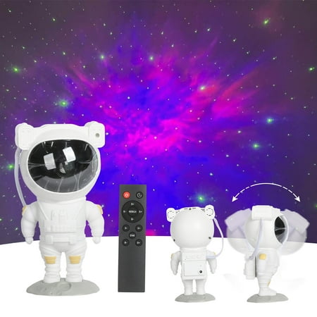 Astronaut Star Projector Night Light Galaxy Nebula Ceilingwith Timer And Remote