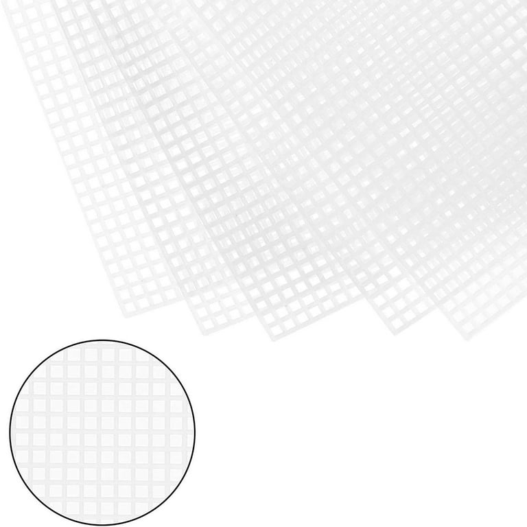 10PCS Mesh Plastic Canvas Sheets 19.6X13 Inch For Embroidery