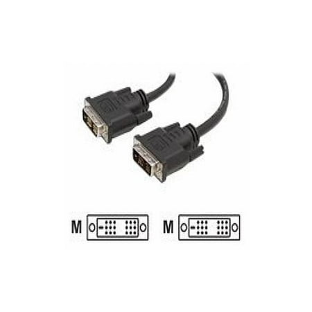 Belkin - DVI cable - single link - DVI-D (M) - DVI-D (M) - 1.2 ft - thumbscrews