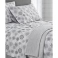 thumbnail image 2 of Sanders Ensemble de Draps en Microfibre 5 Pcs et Jeté, Gris, Simple, 2 of 2