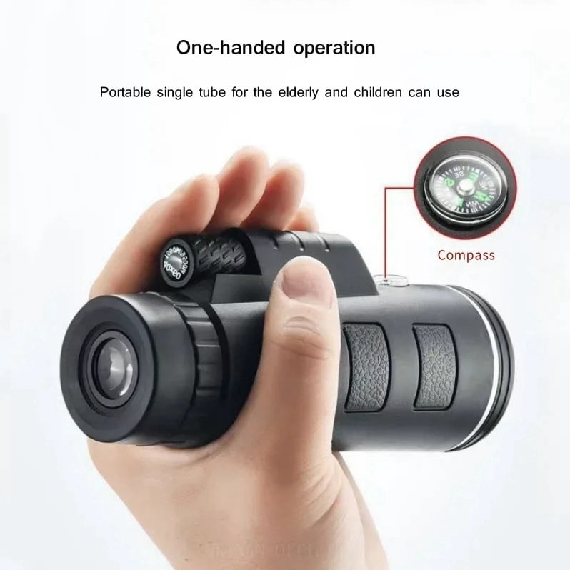 40X60 Zoom HD Powerful Binoculars Long Range Portable Professional Telescope Low Light For Hunting Camping