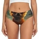 thumbnail image 1 of Balery Maple Leaf Meditating Chihuahua Ropa Interior de Algodón para Mujer con Dibujo – Braguitas Cómodas y Elásticas, Estilo Clásico-Small, 1 of 6