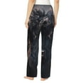 thumbnail image 3 of Daiia Majestic Black Yak Women's Sleep Pant with Pockets and Drawstring,Pajama Pants-Small, 3 of 9