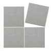 Triluc Place and Stick Tile Mats, Light Gray, 12x12 (4 pieces/box)