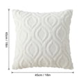 thumbnail image 3 of Throw Pillow Covers 18x18 Inch, Soft Plush Decorative Square Pillowcases, Farmhouse Holiday Cushion Covers for Couch Sofa Living Room Bedroom Outdoor Home Decor, 3 of 6