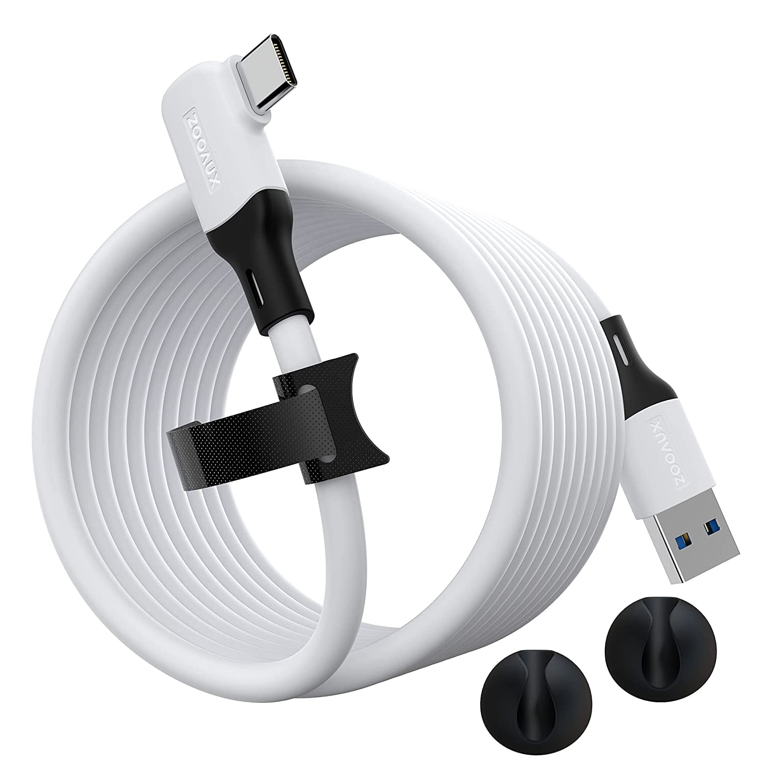 politiker Vejnavn fest Link Cable 16 FT Compatible with Meta/Oculus Quest 2 Accessories and PC/Steam  VR, Fast Charing & PC Data Transfer USB C 3.2 Gen1 Cable for VR Headset and  Gaming PC - Walmart.com