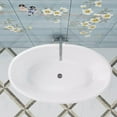 thumbnail image 3 of Vanity Art 59" X 32" Freestanding Acrylic Bathtub | Home Improvement Bathtubs with Contemporary Design for Soaking and Bathing, Overflow and Pop-up Drain, VA6834-IO-M, 3 of 9