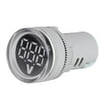 thumbnail image 3 of 12-500V Voltmeter Voltage Meter Auel Digital LED Monitor Dual Display Panel White, 3 of 8