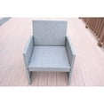 thumbnail image 7 of Afuera Living Contemporary 3 Piece Wicker Bistro Set in Brown, 7 of 7
