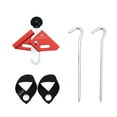 thumbnail image 2 of LOVIVER Adjustable Tarp Pole Tip Caps Single Person Tent Building Pole Connector Holder Red, 2 of 8
