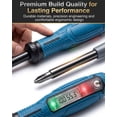 thumbnail image 2 of 2-in-1 Voltage Tester Screwdriver 3-500V AC Contact Voltage Measurement and Non-Contact Detector Pen Phillips Head LCD Display Red, 2 of 6