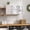 35"W White Grain, variant on 35"W Laundry Room Wall Cabinets, Farmhouse Wall Cabinet with Adjustable Shelf 3 Doors, Wall Mounted Storage Cabinet for Bathroom/Kitchen