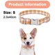 thumbnail image 2 of Collar para perros con pajarita: collar para perros con lazo ajustable, elegante, pequeño a mediano o grande, 2 of 5