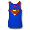 thumbnail image 1 of Superman Red Ringed Blue Symbol Tank Top-XLarge, 1 of 3