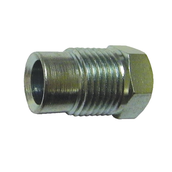 SUR&R Auto Parts Replacement 3/8in.Tubing Inverted Flare Nut - 5/8"-18 w/Dog Ear - For trans cooler repair kit, 2/bag, sold by bag