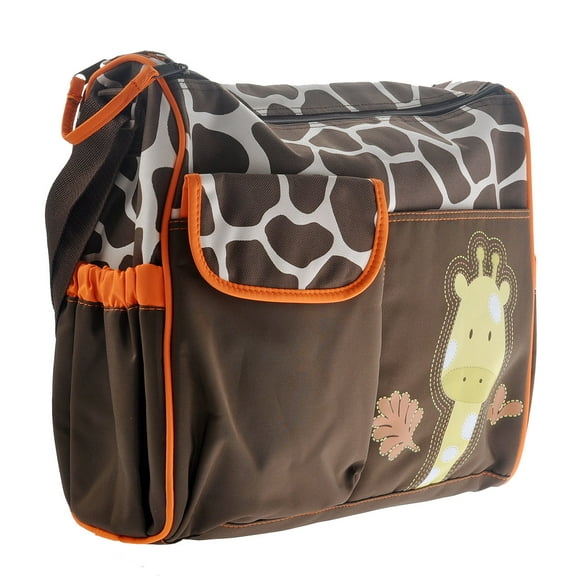 MUSEYA Daycare Bag for Infant Large Capacity Multifunctional Orange for Outdoors 1 Set