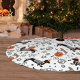 thumbnail image 6 of Sikiie Halloween Dachshund 30-48 inches {designName} Print Christmas Tree Skirt Snowman Xmas Tree Skirt with Edge Christmas Decorations for Holiday Party48", 6 of 7