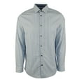 thumbnail image 3 of Men's Tailored Fit Striped Long Sleeve Dress Shirt-WM-S, 3 of 3