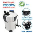 Polar Aurora 265GPH Aquarium Filter, External Canister Pump Kit