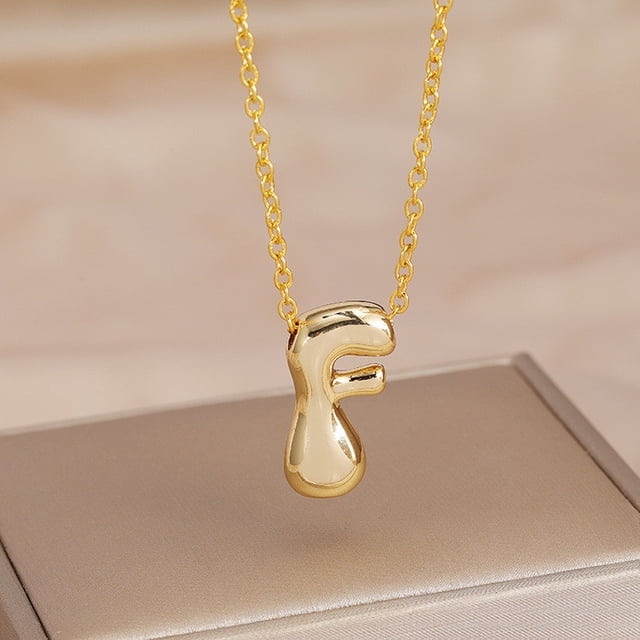 Collar para Mamá,Collar de Letra Inicial de Oro Joyería de Aleación Personalizada para Ella,Regalo para el Aniversario Del Cumpleaños de la Madre,Collar Inicial de Oro,,