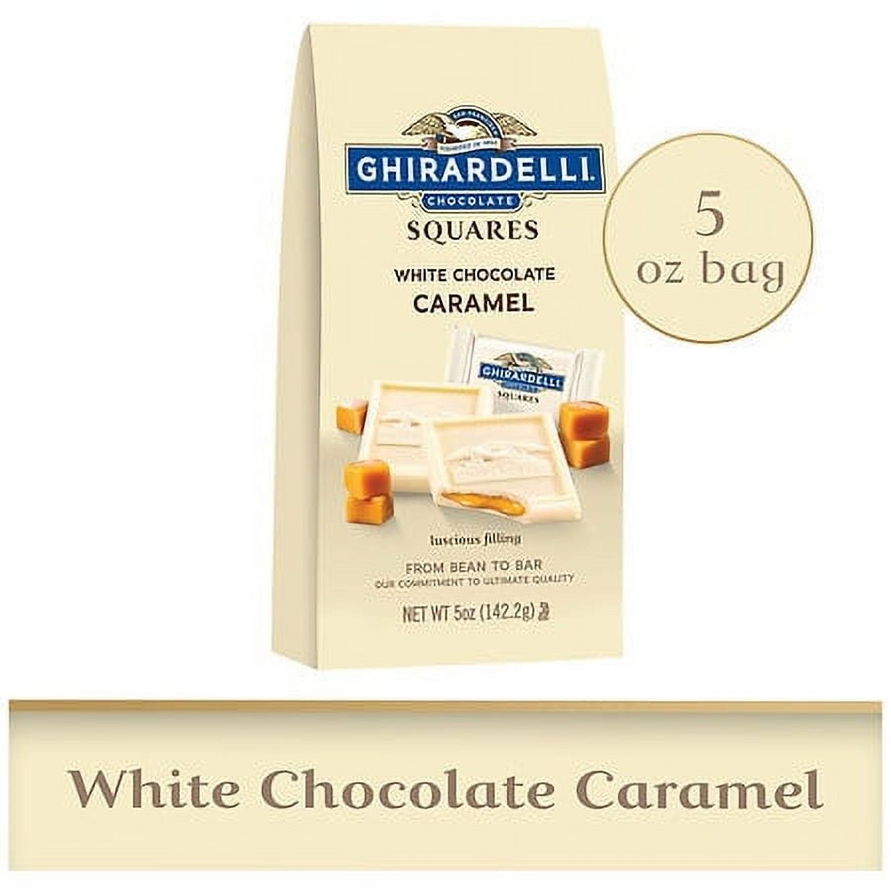 Ghirardelli White Chocolate Caramel Squares White Chocolate and Caramel 5.0oz Pack of 2