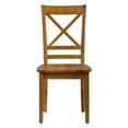 thumbnail image 3 of Jofran Simplicity Solid Wood Classic Cross-Back Dining Chair (Set of 2), 3 of 6