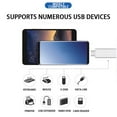 thumbnail image 4 of USB 30 Triple-Port Hub Splitter Adapter with Expandable Interface for Universal Laptop Desktop Computer Super-Speed Data Transfer and Versatile Plug-and-Play Convenience, 4 of 4