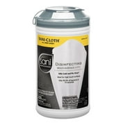 Sani Professional NIC P22884 7.5 in. x 5.38 in. Disinfecting Multi-Surface Wipes - White (6/Carton)