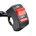 thumbnail image 3 of sweethay Universal motocicleta manillar Flameoff LED faro interruptor de botón de encendido/apagado accesorios de motocicleta Accesorios para motos sweethay CZ11358-00B, 3 of 6