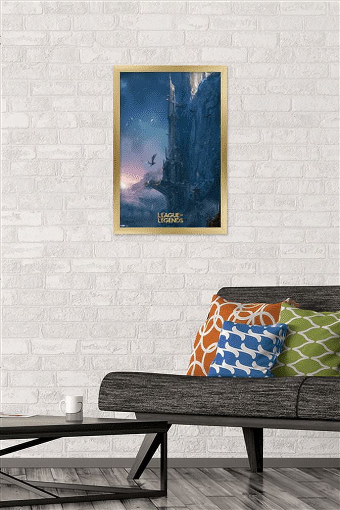 League of Legends - Howling Abyss Wall Poster, 14.725" x 22.375", Framed