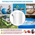 thumbnail image 5 of Bomba de aire eléctrica para inflables con bomba recargable por USB, desinflado rápido con 5 boquillas para colchón de aire, juguetes para la piscina, 5 of 5