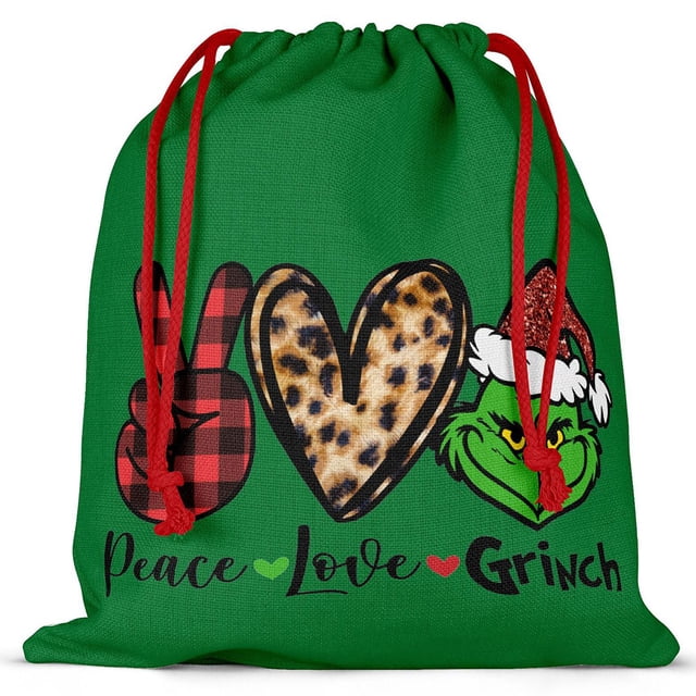 Bolsa de regalo para fiesta de Navidad decoraciones para fiesta en casa con tema de Festival de gran capacidad