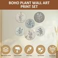thumbnail image 2 of 6 Pcs Boho Plant Wall Art Print Set Boho Wooden Wall Print Neutral Vintage Wall Decor Minimalist Hanging Art Wall Decor Farmhouse Bedroom Living Room Office (Retro), 2 of 11